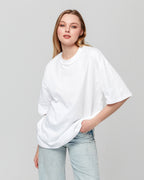 Basic Oversize T-Shirt - Beyaz