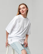 Basic Oversize T-Shirt - Beyaz