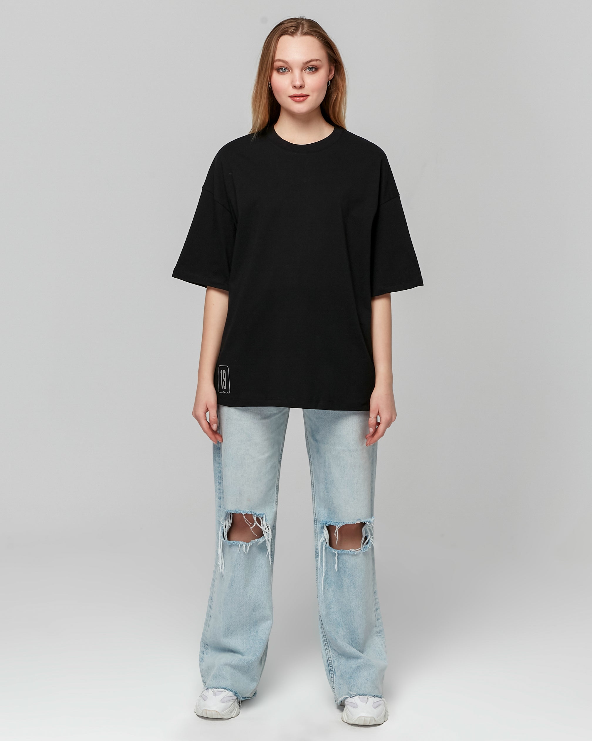 Basic Oversize T-Shirt - Siyah