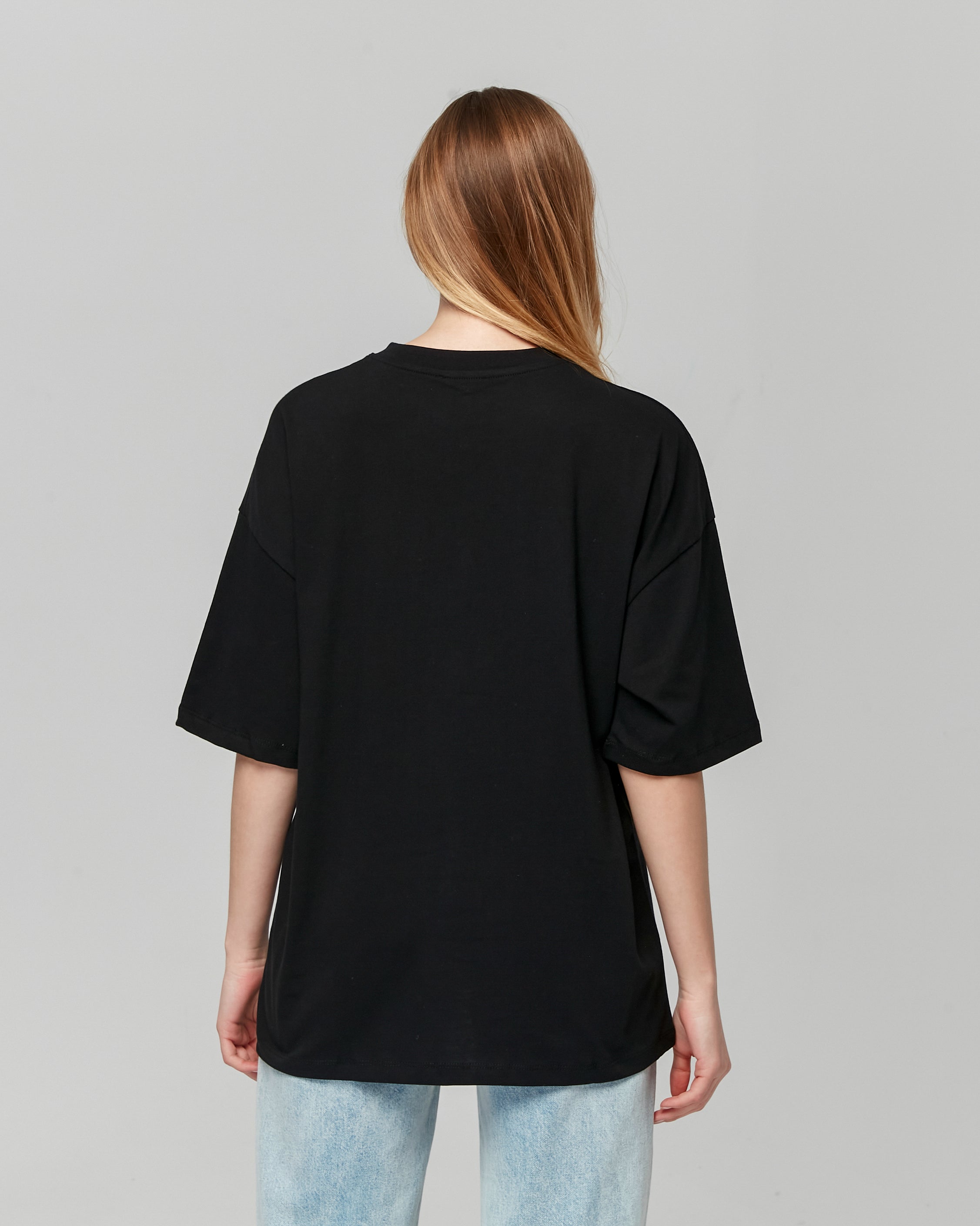 Basic Oversize T-Shirt - Siyah