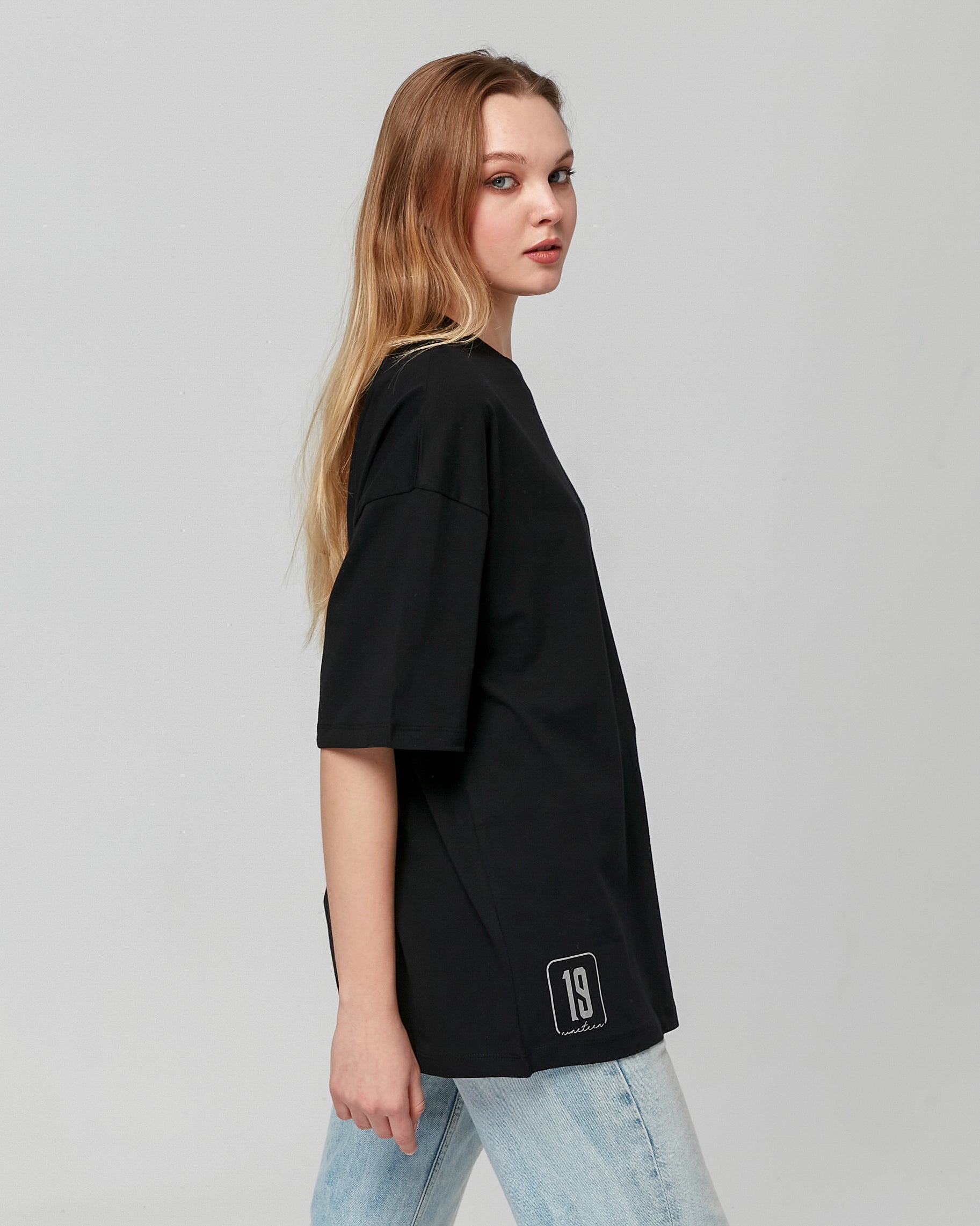 Basic Oversize T-Shirt - Siyah