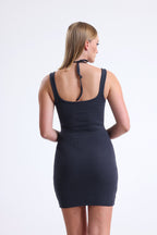 Askılı Korse Detaylı Mini Elbise