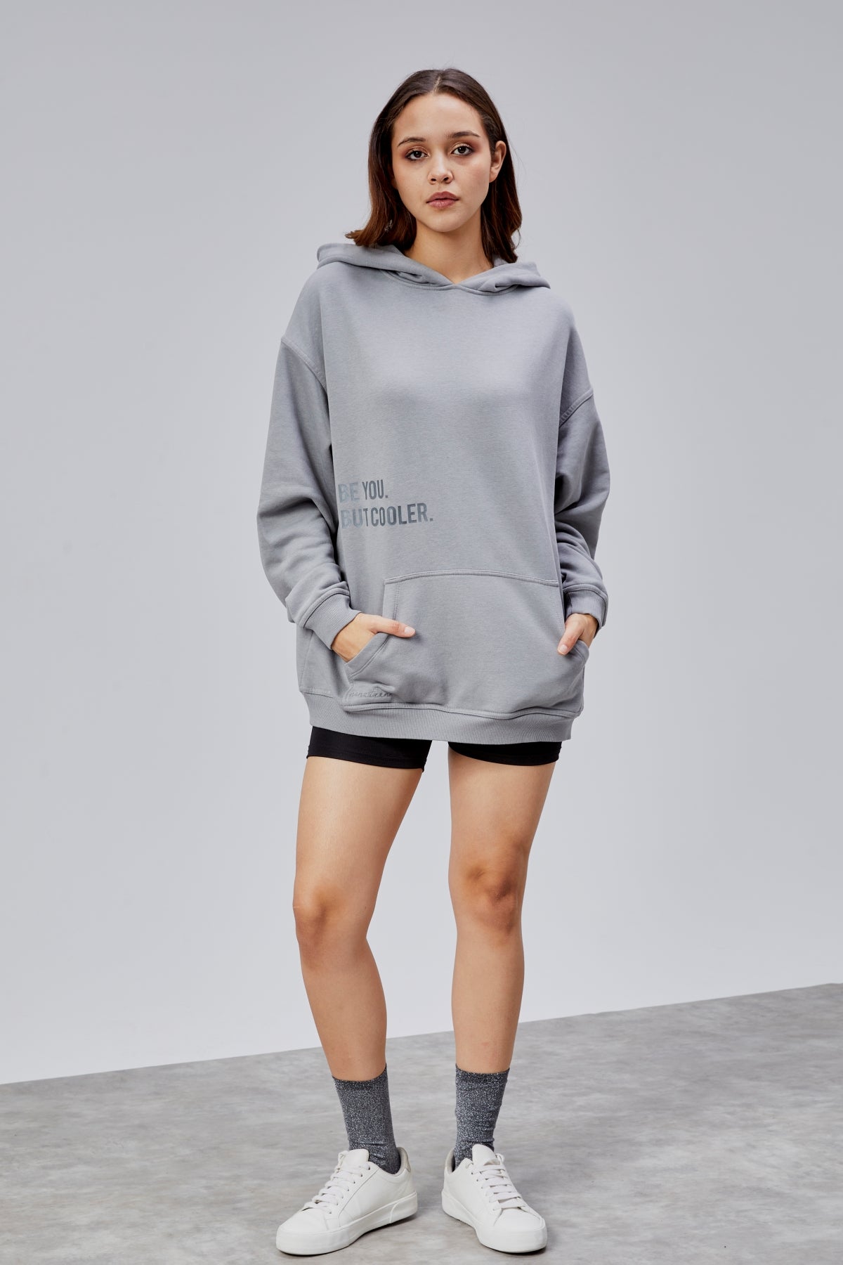 Baskılı Oversize Sweatshirt