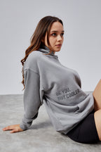 Baskılı Oversize Sweatshirt