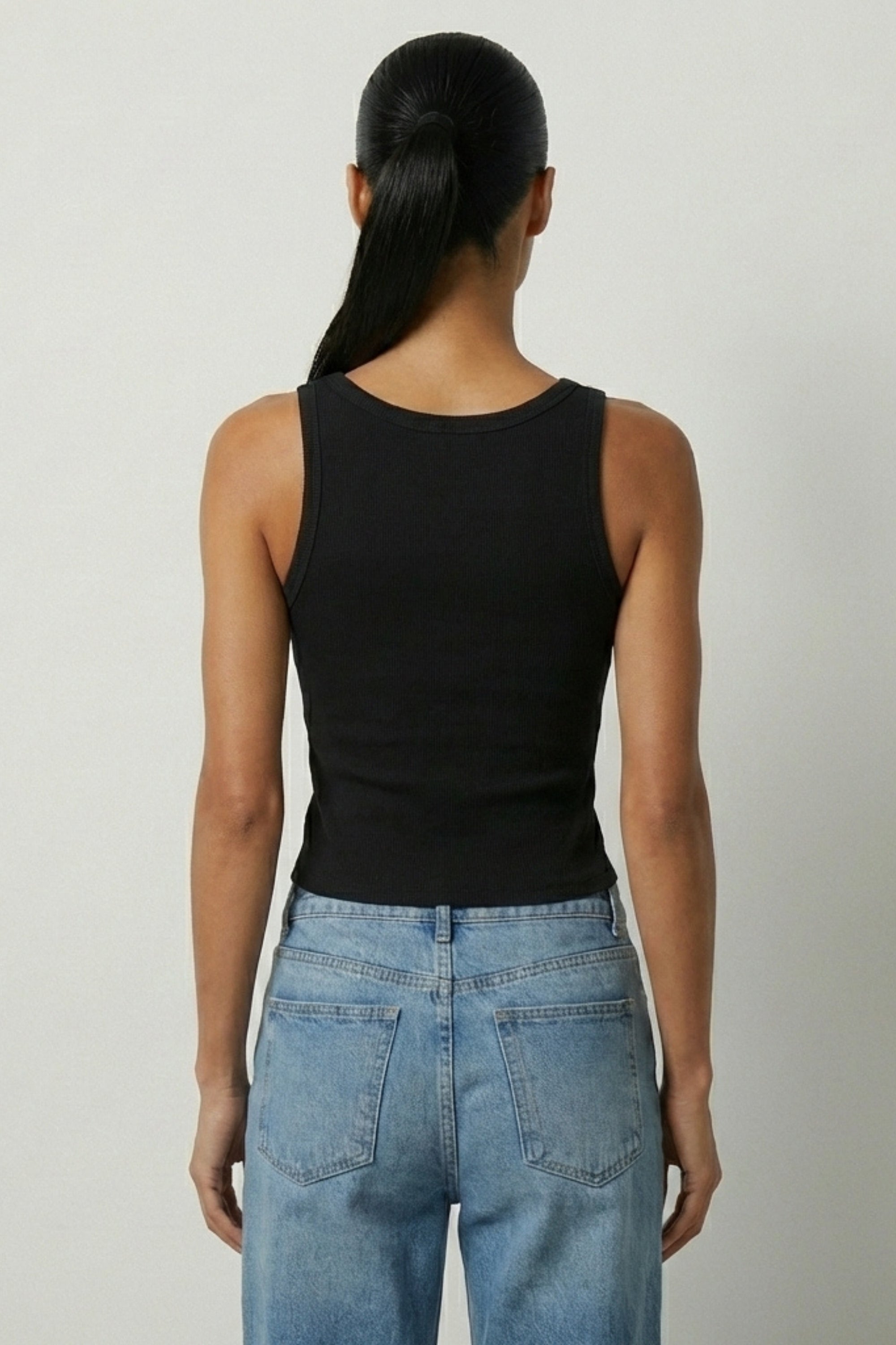 Kalın Askılı Atlet - Siyah