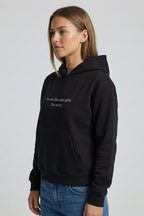 I'm Worse Şardonlu (İçi Polarlı) Kapüşonlu Sweatshirt