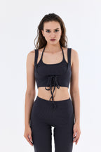 Askılı Büstiyer & Geniş Paça Pantolon Takım