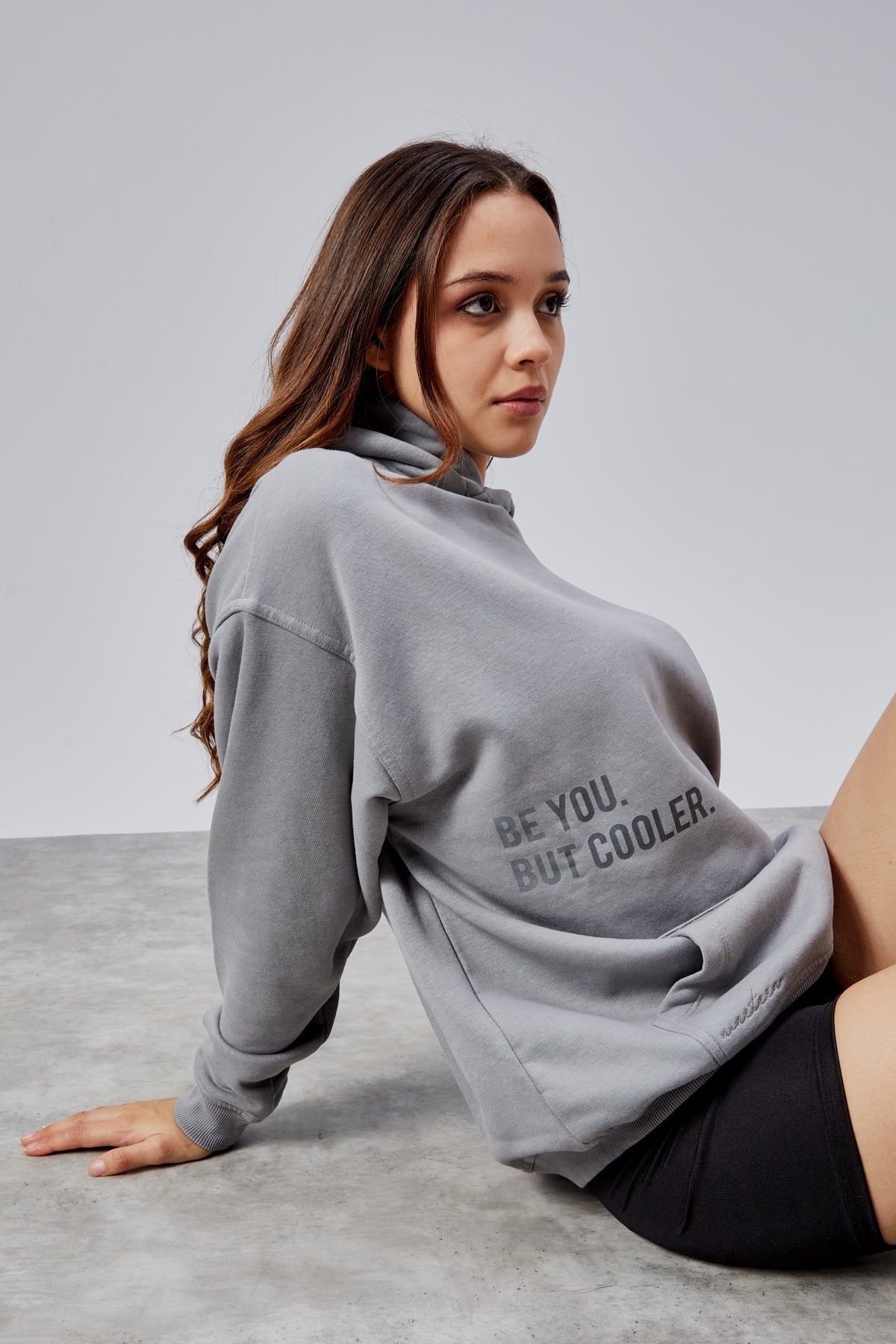 Baskılı Oversize Sweatshirt - Sweatshirt & Hoodie - Nineteen Brand
