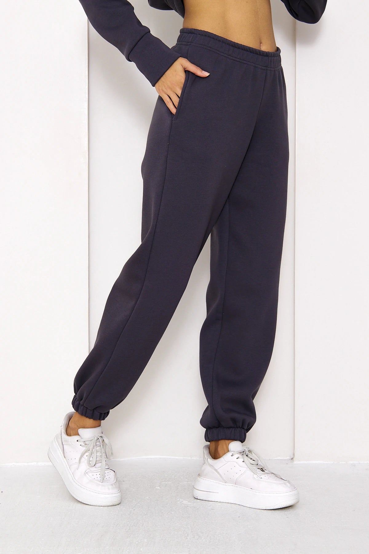 Oversize Jogger Şardonlu Eşofman Altı