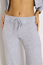 Plazzo Geniş Paça Pantolon - Gri