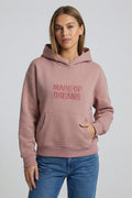 Made Of Dreams Şardonlu (İçi Polarlı) Kapüşonlu Sweatshirt - Sweatshirt & Hoodie - Nineteen Brand
