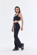 Plazzo Geniş Paça Kaşkorse Pantolon - Antrasit - Nineteen Brand