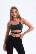 Toka Detaylı Cut-Out Viskon Büstiyer - Nineteen Brand